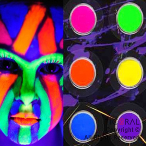 MAQUILLAJE NEON COLORES SURTIDOS X 12GR